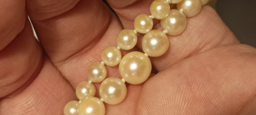 Ancien collier perles - collier, de