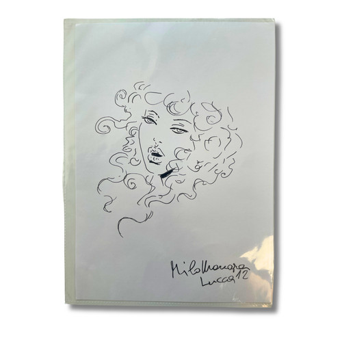 Dessin original dédicacé - dessin,