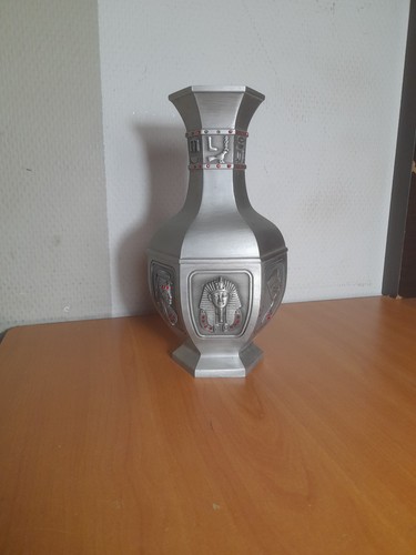 Vase egyptien etain avec - egyptien,