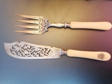 Service Couverts Poisson Argent Massif Henin & Compagnie