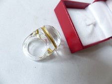 BACCARAT Bague Medicis cristal