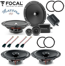 FOCAL Ase 165 S - ACX 165 Set 6 Haut Parleur (Slim) Citroen Conn / Brkt Avant /