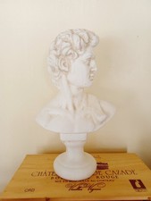 Buste de David plâtre ancien