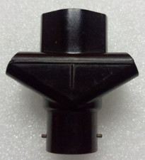 Douille Voleuse 2 prises B22 en bakélite Noir, Lustre, Chevet TBE