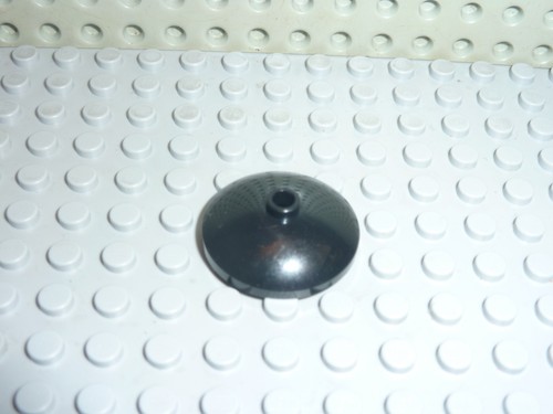 Lego black round dish - black, /
