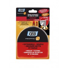 Tresse extensible fibre de