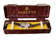 Montre Vedette ancienne mécanique 1933 avec Son Rare Écrin En Bakélite.