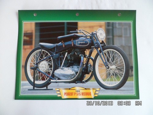 Carte fiche moto peugeot - carte,