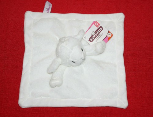 Pommette doudou mouton - doudou, carre
