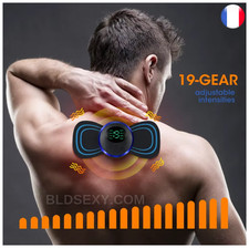 ? Stimulateur Musculaire EMS ? Rechargeable Patch Papillon Intelligent Masseur