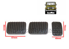 Couvre pédales caoutchouc (embrayage,freins,accélérateur) Toyota BJ40 BJ43 