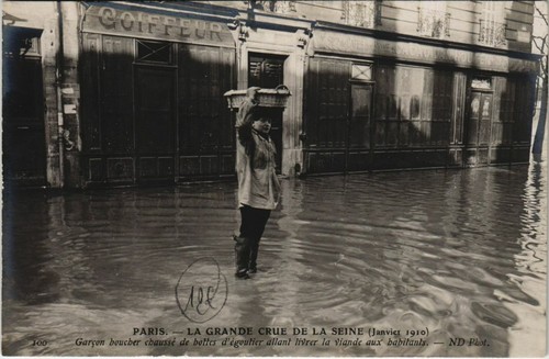 Cpa paris garçon - -, boucher