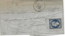 FRANCE (LOT 4)  LETTRE 1858