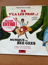 Disque vinyle Bée Gees « 22 v’la les profs…! », Sound track, 1973
