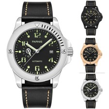44mm Parnis Sapphire Crystal