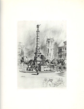 5 eaux fortes de Georges CAPON