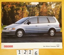HONDA ODYSSEY Prospectus Canada 8 pages 1997 98 Anglais