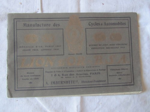 Ancien catalogue manufacture - ancien,