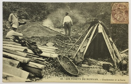 Cpa les forets du morvan - cpa, 71,
