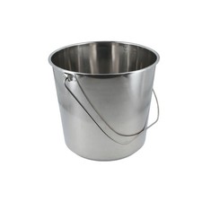 GRAND SEAU EN ACIER INOX DE 20