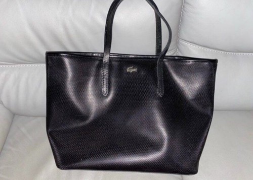 Sac main lacoste cuir - sac,