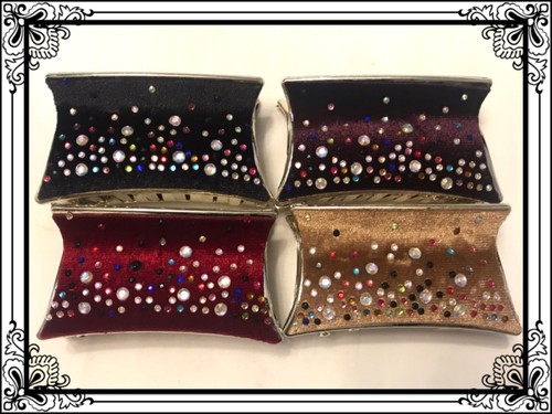 Pince cheveux velours - pince,