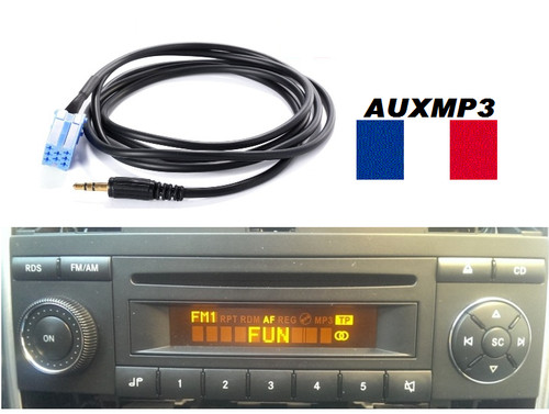 Cable auxiliaire mp3 mini iso