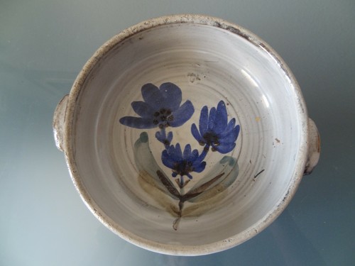 Ancien plat assiette - plat, signé