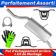Pot d’échappement arrière