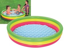 BABY SUMMER PISCINE POUR ENFANTS 3 ANNEAUX BESTWAY 211LT 152xH30 -51103  