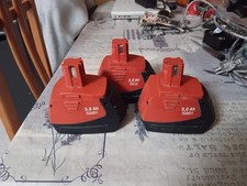 3x Batteries Hilti 18v SFB 180 / SFB 185 NiMh SF180 SFH181 SFH181-A SFH180-A 60