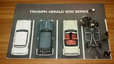 Catalogue TRIUMPH HERALD 1200 de 1965