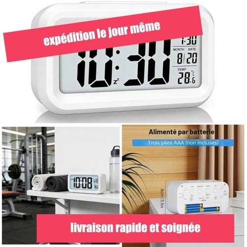 Réveil numérique lesipee - réveil,