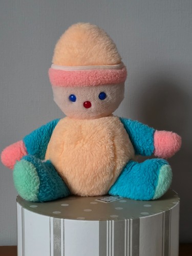 Doudou clown peluche vintage - doudou,