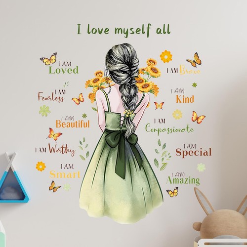 Sticker mural avec citations - sticker,