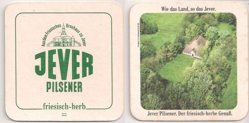 Jever beer mat like - -, the
