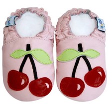Chaussons en cuir souple