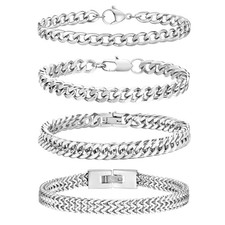 4 Pièces Bracelet Homme