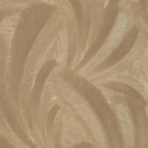 Papier peint feuille - peint, d'or
