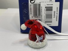 Figurine Swarovski 944873 bonnet Saint-Nicolas 4 cm + boîte d'origine et...