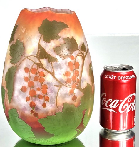 Daum nancy grand vase œuf - nancy,