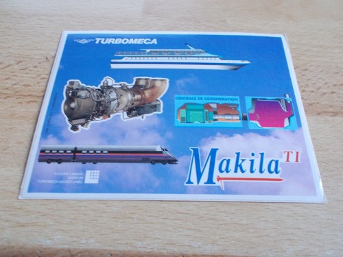 Autocollant turbomeca makila - turbomeca,