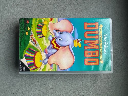 Cassette vhs dumbo - dumbo, grands
