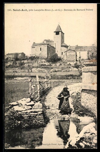 Cpa saint avit berceau - berceau, de