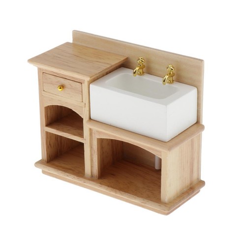 Meuble lavabo traditionnel - , en