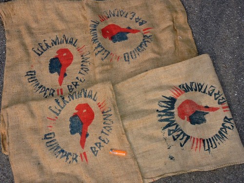 Grand ancien sac patates - ancien,