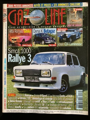 Gazoline 116 simca - gazoline, 1000