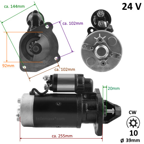 24v démarreur pour - démarreur,