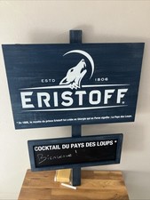 Panneau en bois publicitaire