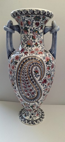 Gien grand vase faïence - gien,
